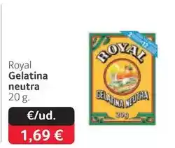 GM Cash & Carry Royal - gelatina neutra oferta