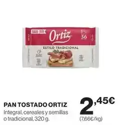 El Corte Inglés Ortiz - pan tostado oferta