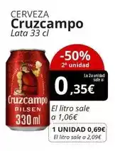 Maskom Supermercados Cruzcampo - cerveza oferta