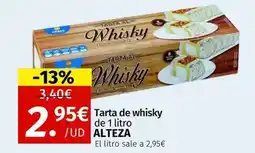 Maskom Supermercados Alteza - tarta de whisky oferta