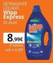 Maskom Supermercados Wipp - detergente liquido express oferta