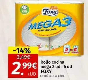 Maskom Supermercados Foxy - rollo cocina mega oferta