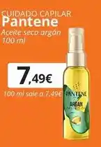Maskom Supermercados Pantene - aceite seco argan oferta