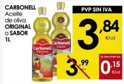 Eroski Carbonell - aceite de oliva original o sabor oferta