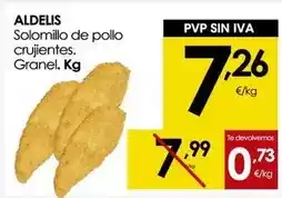Eroski Aldelis - solomillo de pollo crujientes oferta