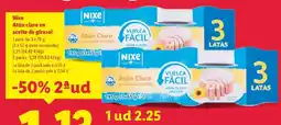 Lidl Nixe - atun claro en aceite de girasol oferta