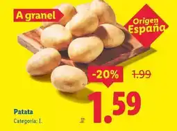 Lidl Origen - patata oferta