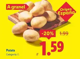 Lidl Origen - patata oferta