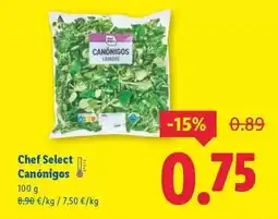 Lidl Chef - select canonigos oferta