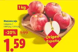 Lidl Origen - manzana roja oferta