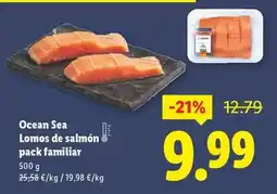 Lidl Ocean sea - lomos de salmon pack familiar oferta