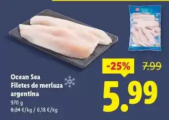 Lidl Ocean - sea filetes de merluza argentina oferta