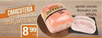 SPAR Fragadis Argal Jamón Cocido Bonnatur Oro oferta