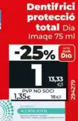Dia Dia imaqe - dentífrico protección total 75 ml oferta