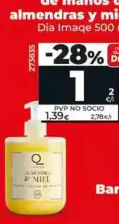 Dia Dia imaqe - jabón líquido de manos de almendras y miel oferta