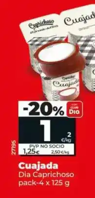 Dia Dia caprichoso - cuajada oferta