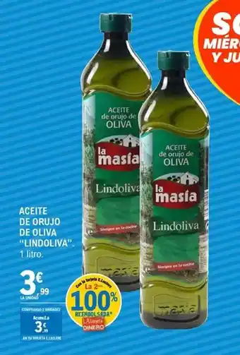 E.Leclerc Lindoliva - aceite de orujo de oliva oferta
