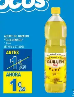E.Leclerc Guillensol - aceite de girasol oferta