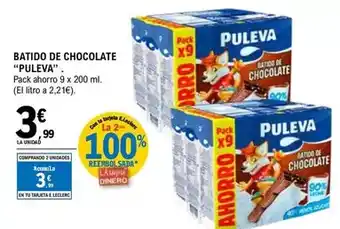 E.Leclerc Puleva - batido de chocolate oferta
