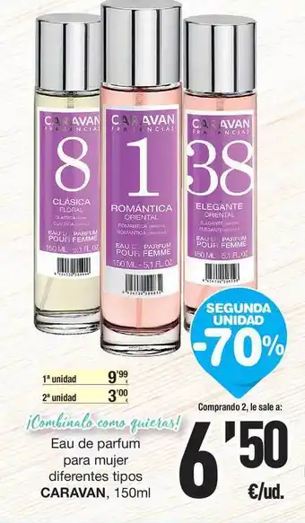 SPAR Fragadis Caravan Eau De Parfum Para Mujer Diferentes Tipos 150ml oferta