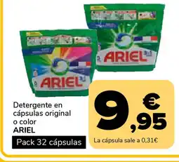 Supeco ARIEL Detergente en cápsulas original oferta