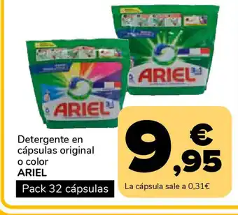 Supeco ARIEL Detergente en cápsulas original oferta