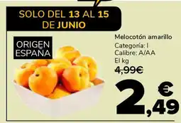 Supeco Melocotón amarillo oferta