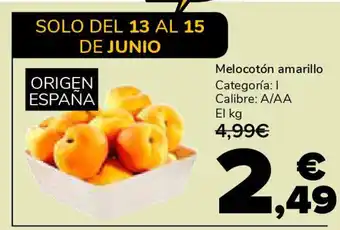 Supeco Melocotón amarillo oferta