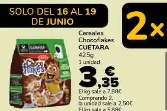 Supeco CUÉTARA Cereales Chocoflakes oferta