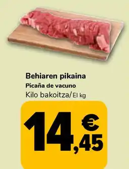 Supeco Picaña de vacuno oferta