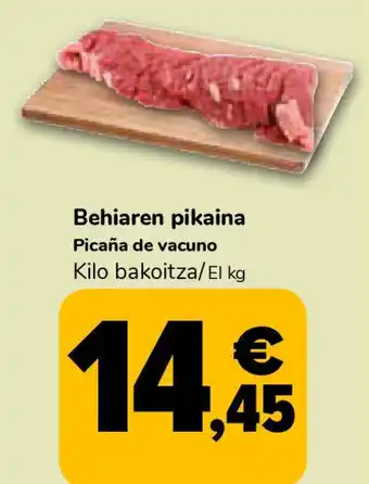 Supeco Picaña de vacuno oferta