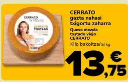 Supeco CERRATO Queso mezcla tostado viejo oferta