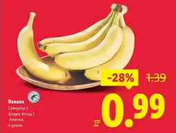 Lidl Banana oferta