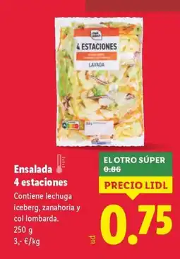 Lidl Ensalada 4 estaciones oferta