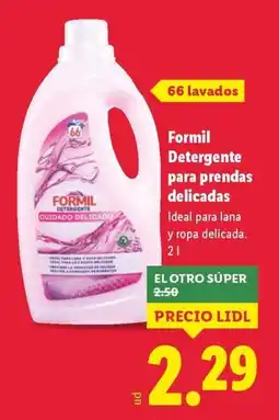 Lidl FORMIL Detergente para prendas delicadas oferta