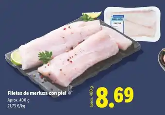 Lidl Filetes de merluza con piel oferta