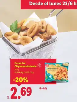 Lidl OCEAN SEA Chipirón enharinado oferta