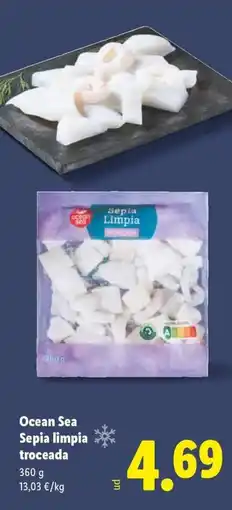 Lidl OCEAN SEA Sepia limpia troceada oferta