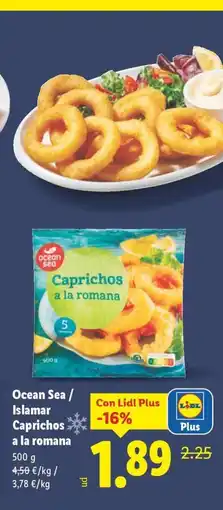 Lidl OCEAN SEA Islamar Caprichos a la romana oferta