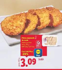 Lidl Filete empanado de cerdo oferta