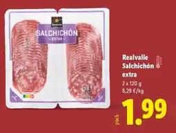 Lidl REALVALLE Salchichón extra oferta