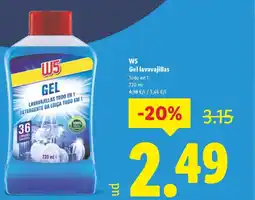 Lidl W5 Gel lavavajillas oferta