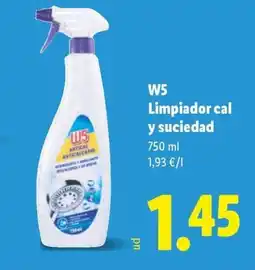 Lidl W5 Limpiador cal y suciedad oferta