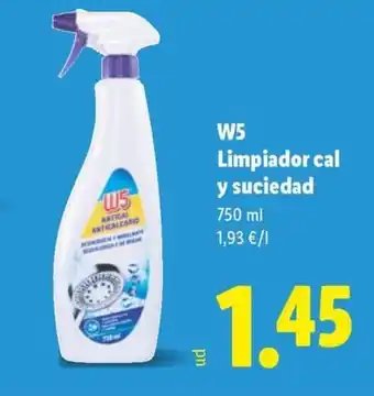 Lidl W5 Limpiador cal y suciedad oferta