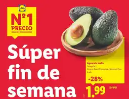 Lidl Aguacate malla oferta