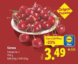 Lidl Cereza oferta
