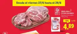 Lidl Media cabeza de lomo muy jugosa oferta
