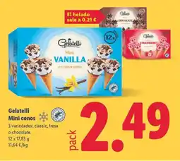 Lidl GELATELLI Mini conos oferta
