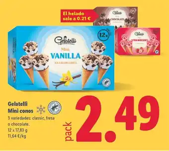 Lidl GELATELLI Mini conos oferta