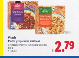 Lidl VITASIA Platos preparados asiáticos oferta
